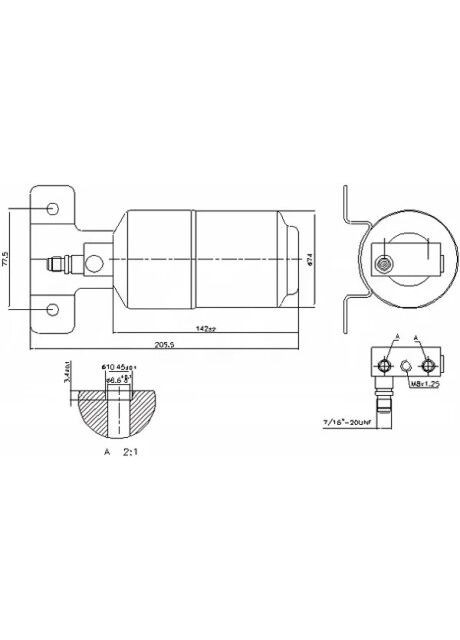Осушувач кондиціонера RECEIVER DRYER VW SHARAN 95- 95169-ua Nissens (366169365)