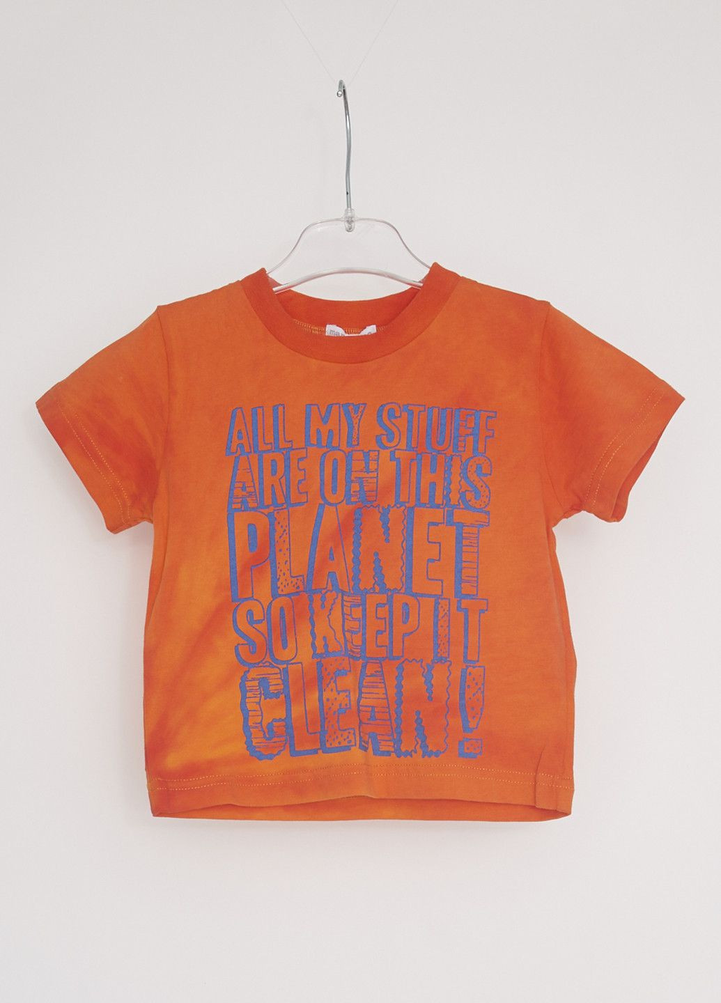 Помаранчева літня футболка зелений Mandarino