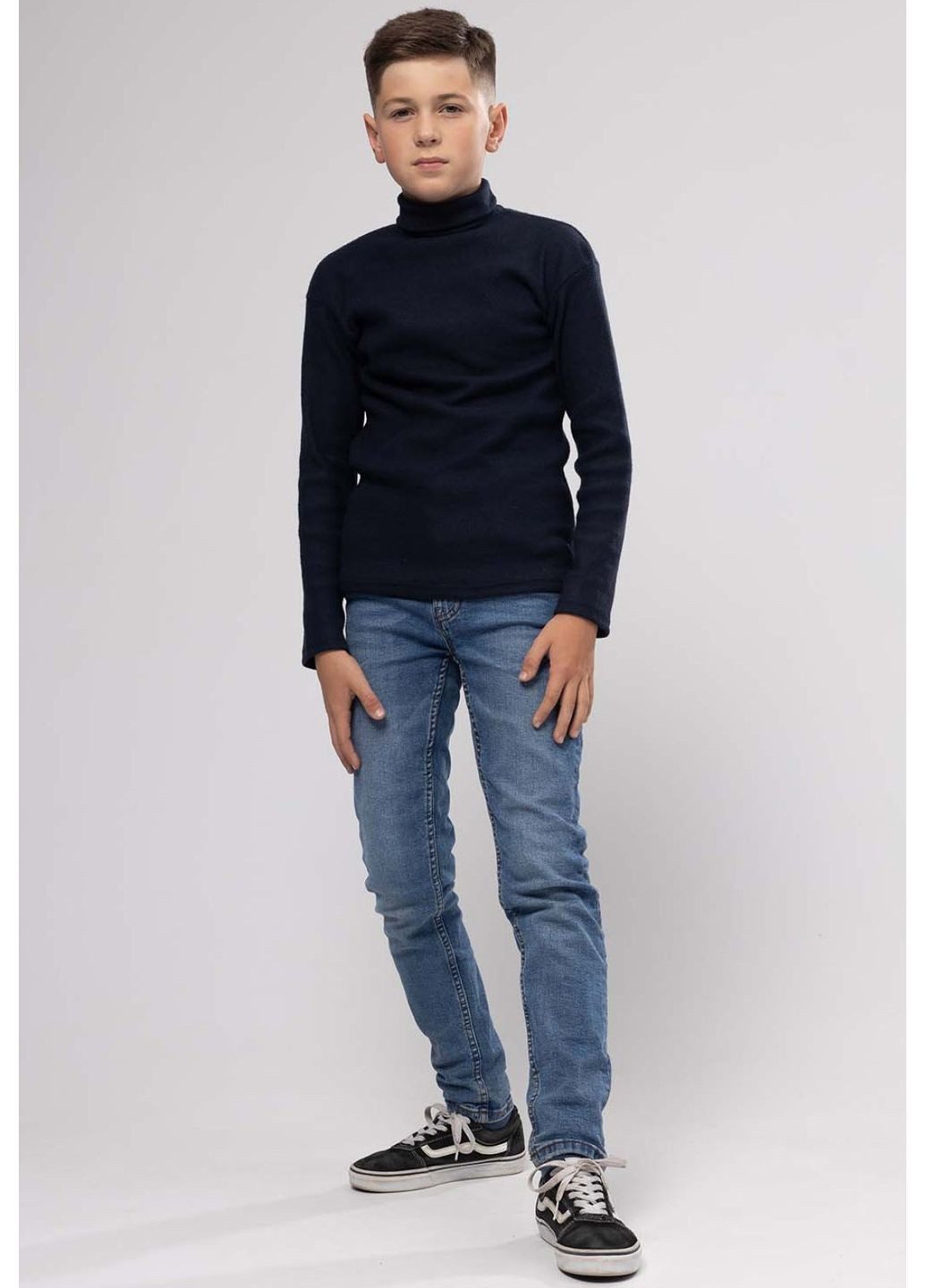 Гольф водолазка ангора детская Черный (1210-6) Umka (369305104)