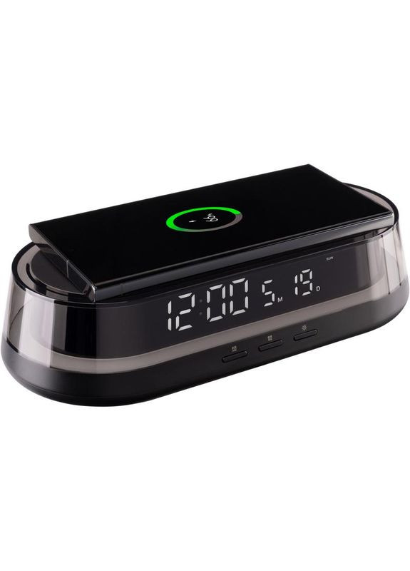 Настольные часы с беспроводной зарядкой Time Bridge 2 GPSDC02 Gelius (294978744)