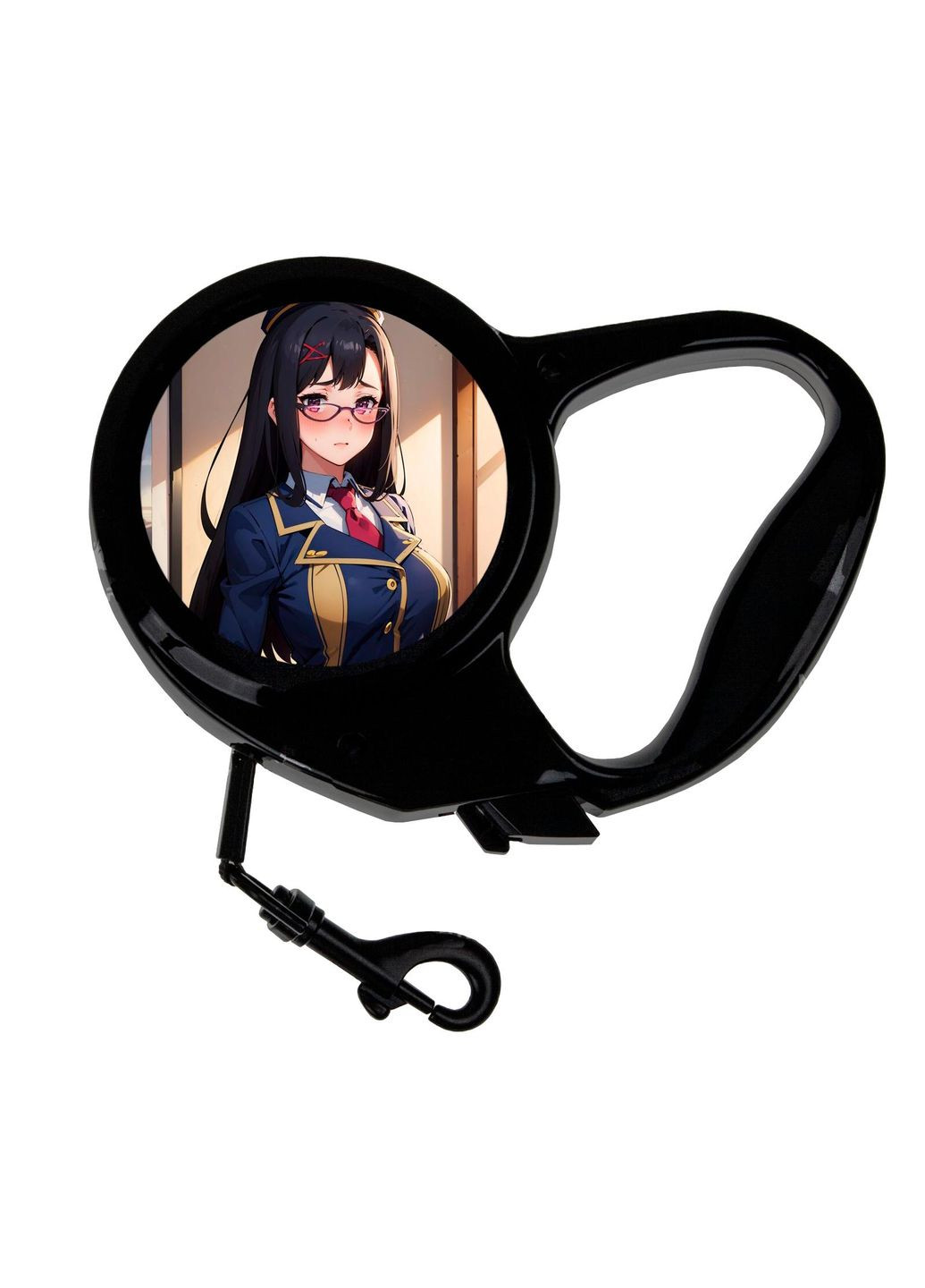 Повідець-рулетка для тварин із принтом Аніме КоноСуба #0002 3 м чорний No Brand (309157655)