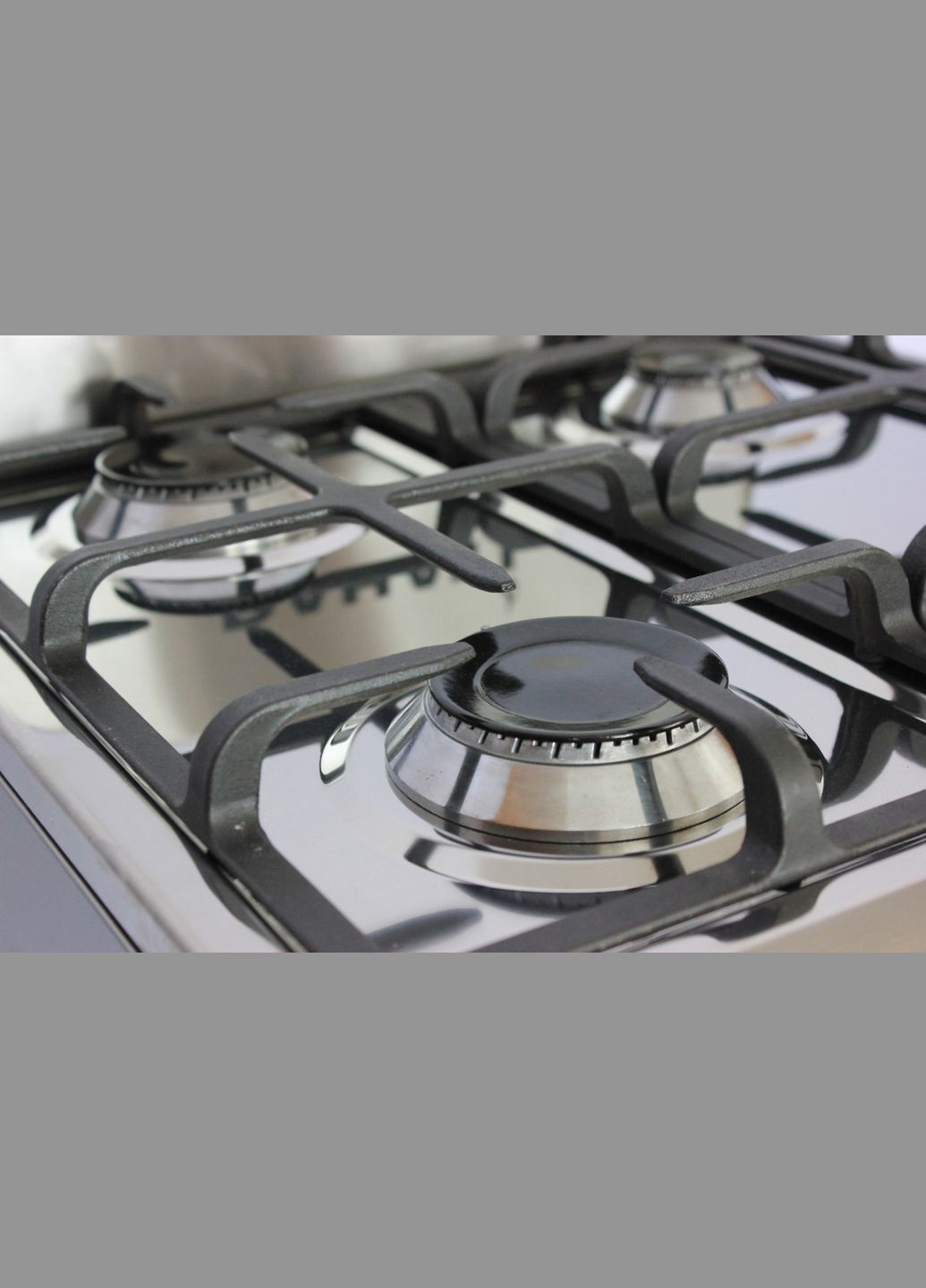 Газовая плита газовая 2000-08х нержавейка гриль чугун DAHATI