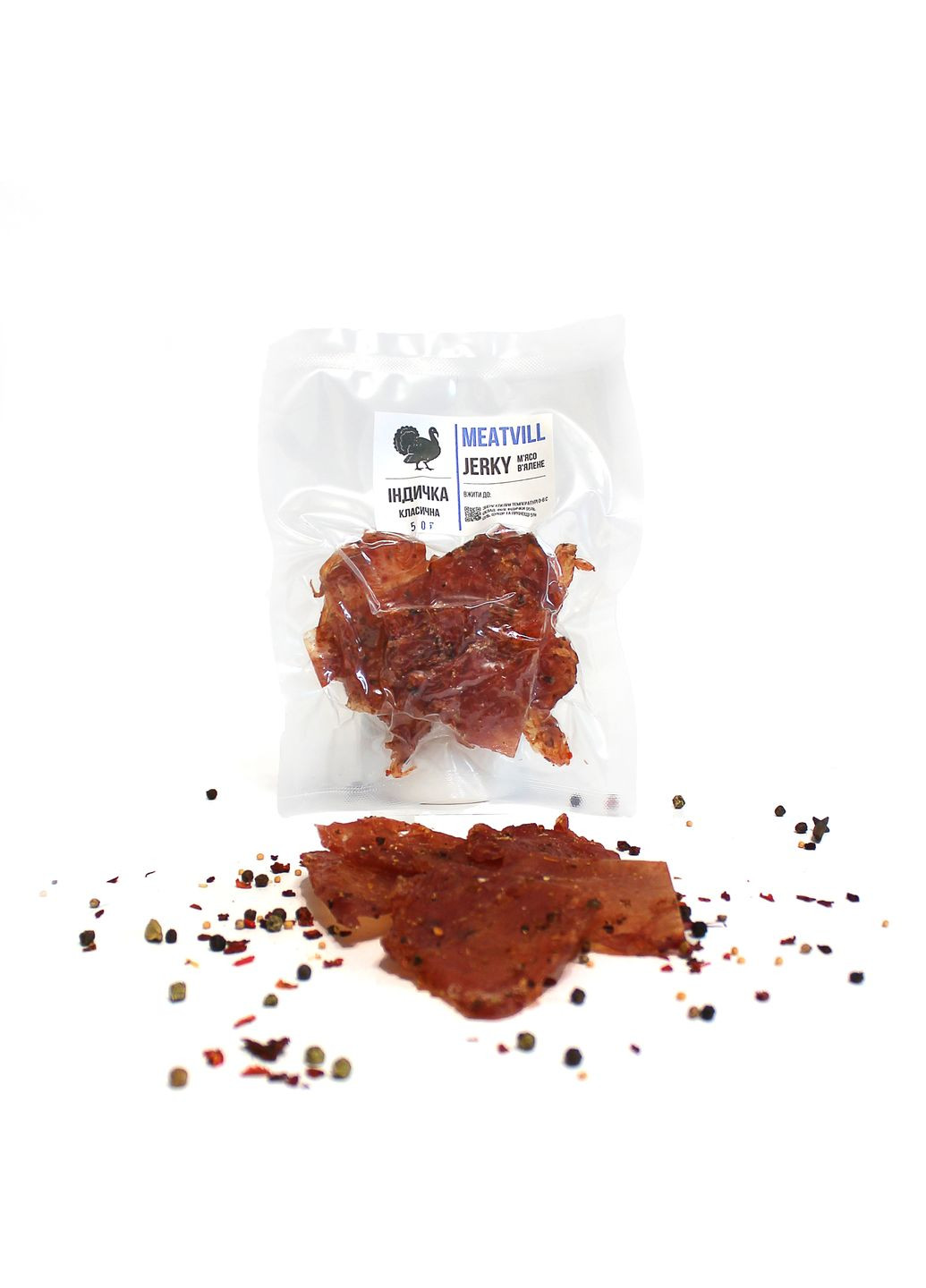 Джерки индейка классическая вакуум 50г Meatvill (322457400)