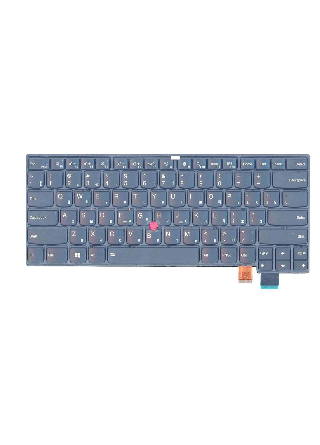 Клавіатура для ноутбука Thinkpad T460S з підсвіткою (Light), з покажчиком (Point Stick), короткий шлейф (Short Trail), Lenovo (396678421)