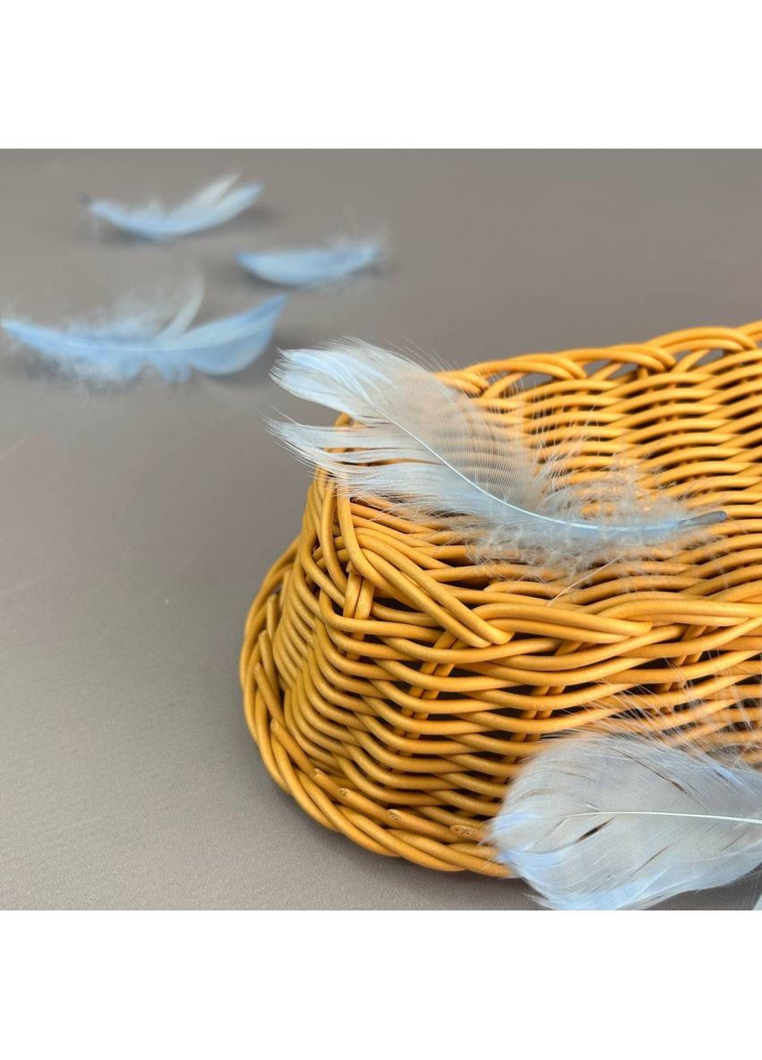 Перья гусиные для рукоделия 9-13 см, ∼95шт - голубой Plus-plus (354794839)