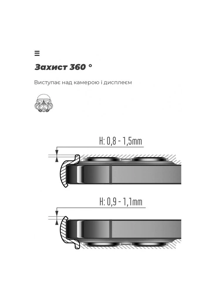 Чехол для мобильного телефона ICON Case Google Pixel 7 Pro Blue (ARM72401) ArmorStandart (402348806)