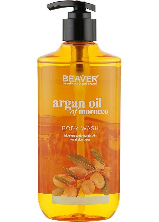 Гель для душа с арганиевым маслом Argan Oil Of Morocco Body Wash 400ml (711373-30287) Beaver Professional (368641887)