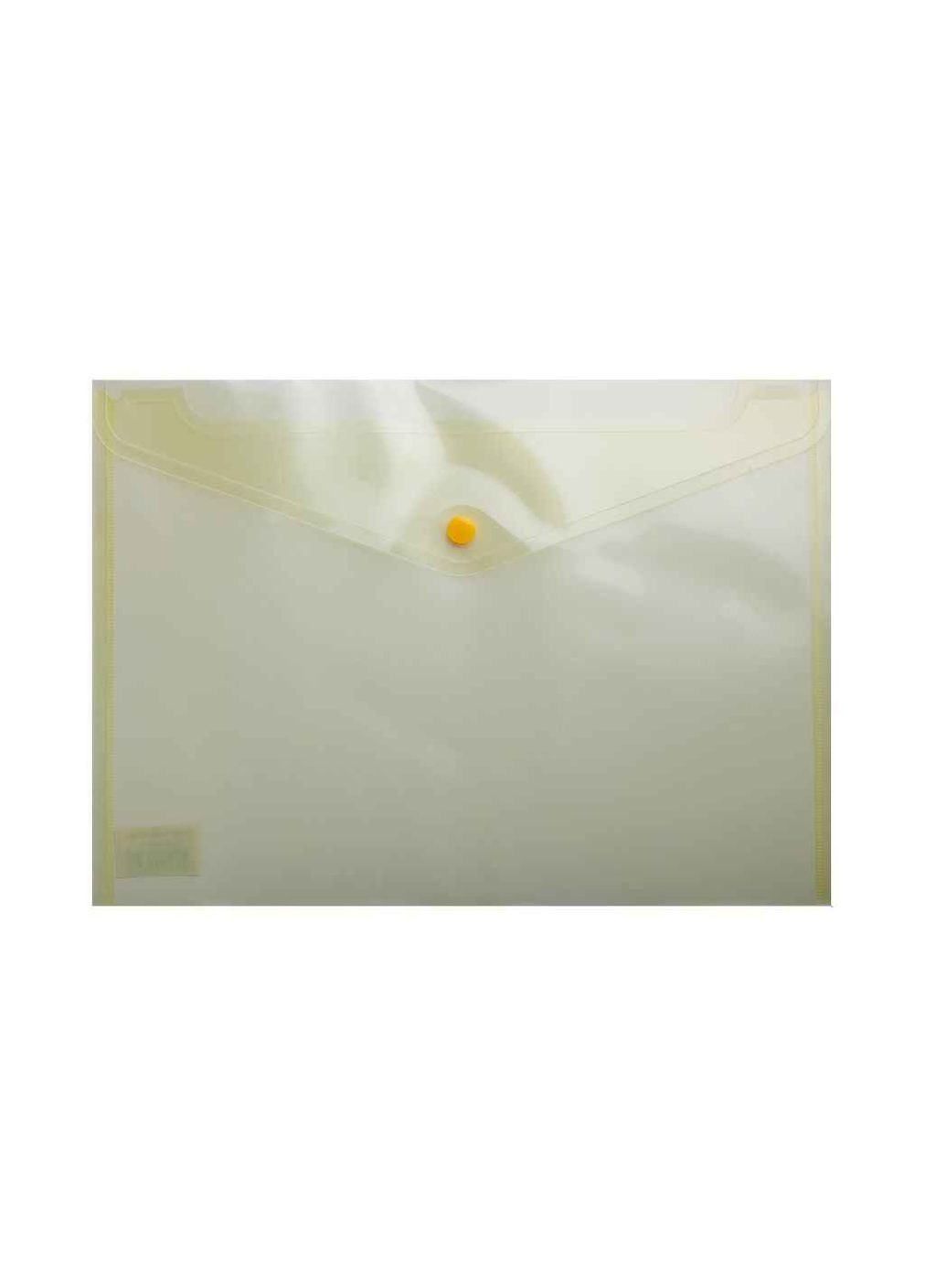 Папка конверт на кнопке А4 желтая BM.3926-11 Buromax (357223308)
