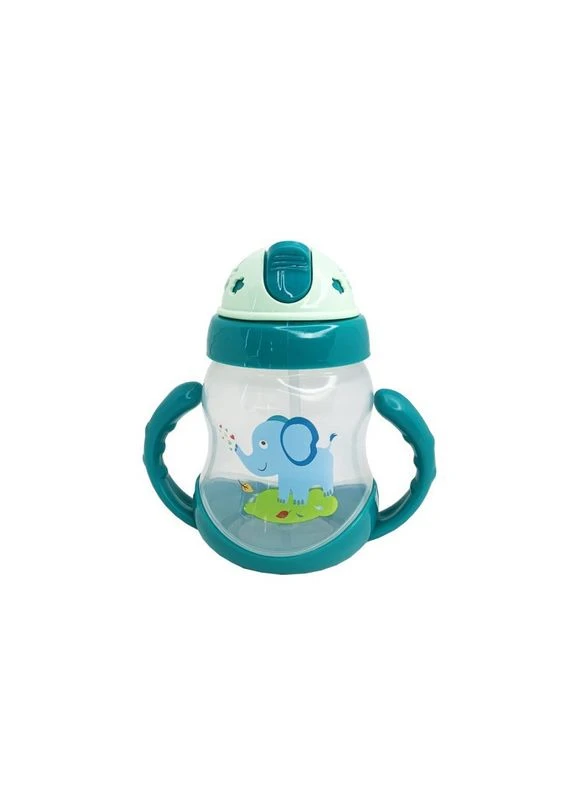 Пластиковая бутылочка с ручками MGZ-0322(Green) 250 мл Mega Zayka (396885547)