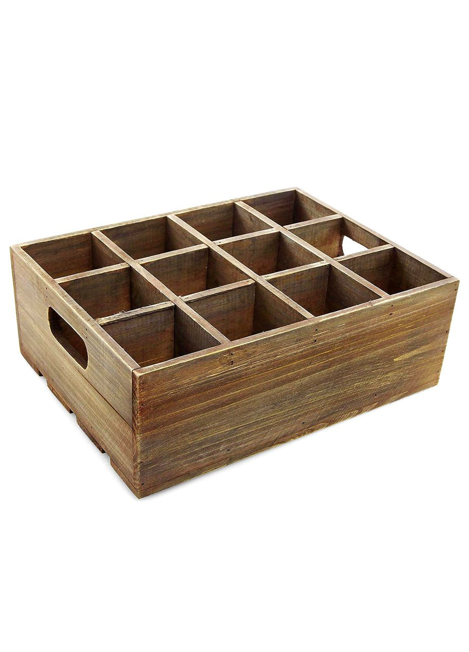 Ящик для переноски напитков из дерева Этна капучино (ЯДП-000309) No Brand (328911054)