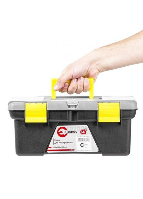 Ящик для инструмента 14" 355*182*153 мм BX-0314 Intertool (323486062)