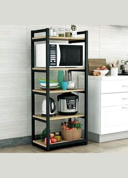 Стелаж кухонний з дерева Примхар венге-бланже (СТА-01721201) No Brand (327869420)