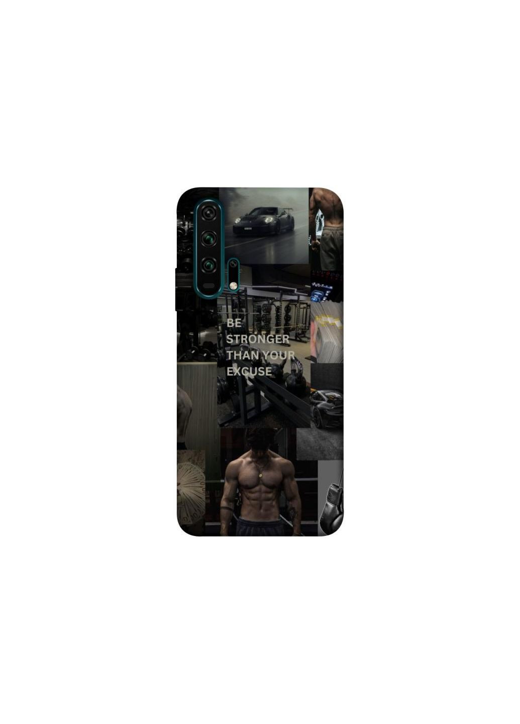 Чехол на Huawei Honor 20 Pro Be stronger Frontalka (354226671)