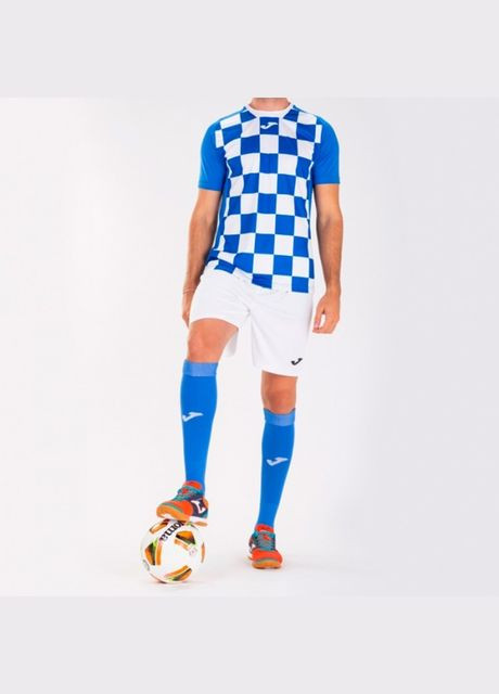 Синяя футболка футбольная flag ii сине-белая 101465.702 с коротким рукавом Joma Модель