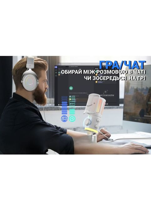 Мікрофон (AM6W) Fifine AM6W USB White (356149852)