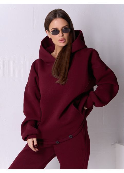 Утепленное свободное худи No Brand (369560396)