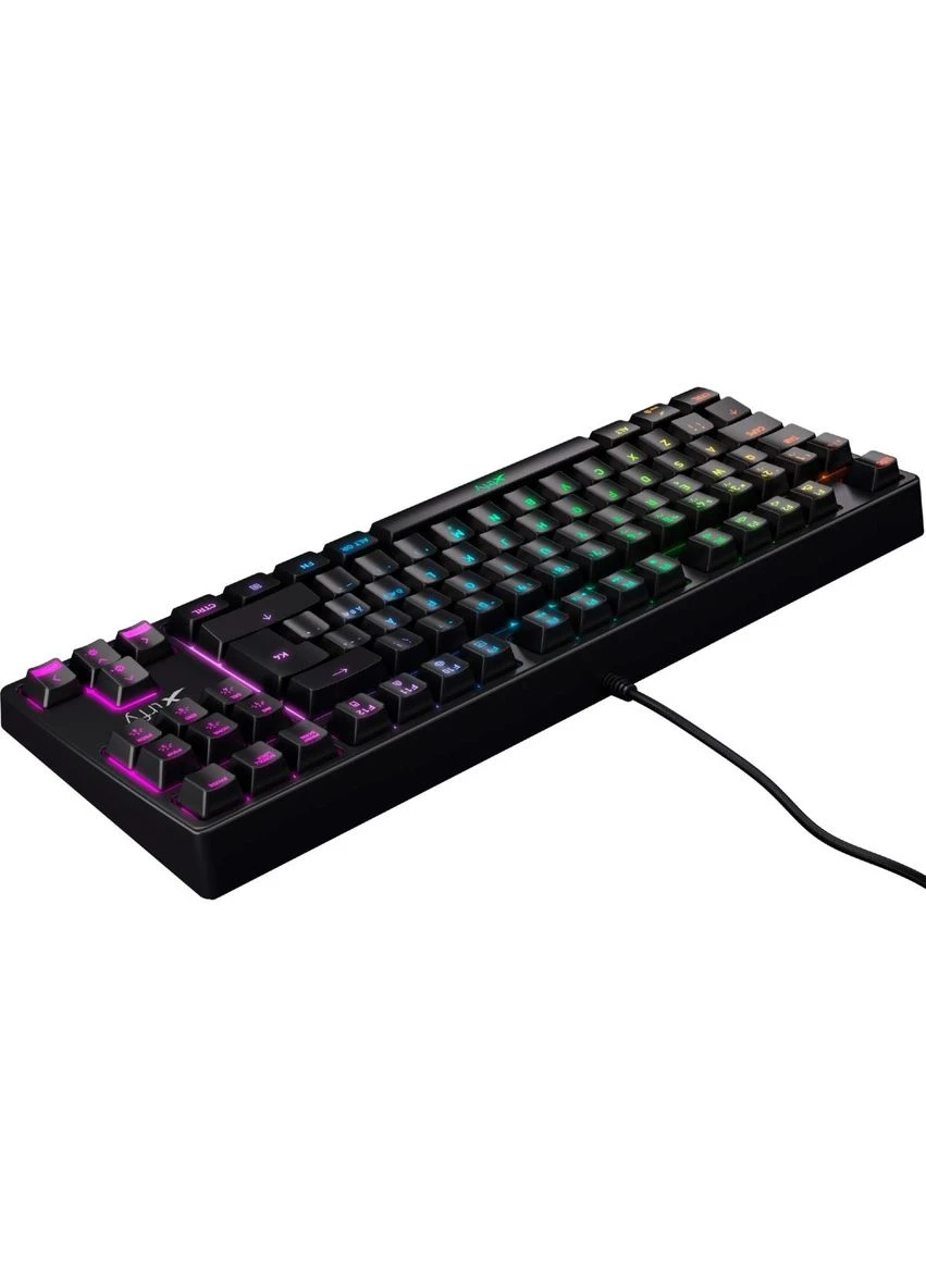 Клавіатура K4 TKL RGB Kailh Red UA Black (XG-K4-RGB-TKL-R-UKR) [131193] Xtrfy (400895352)