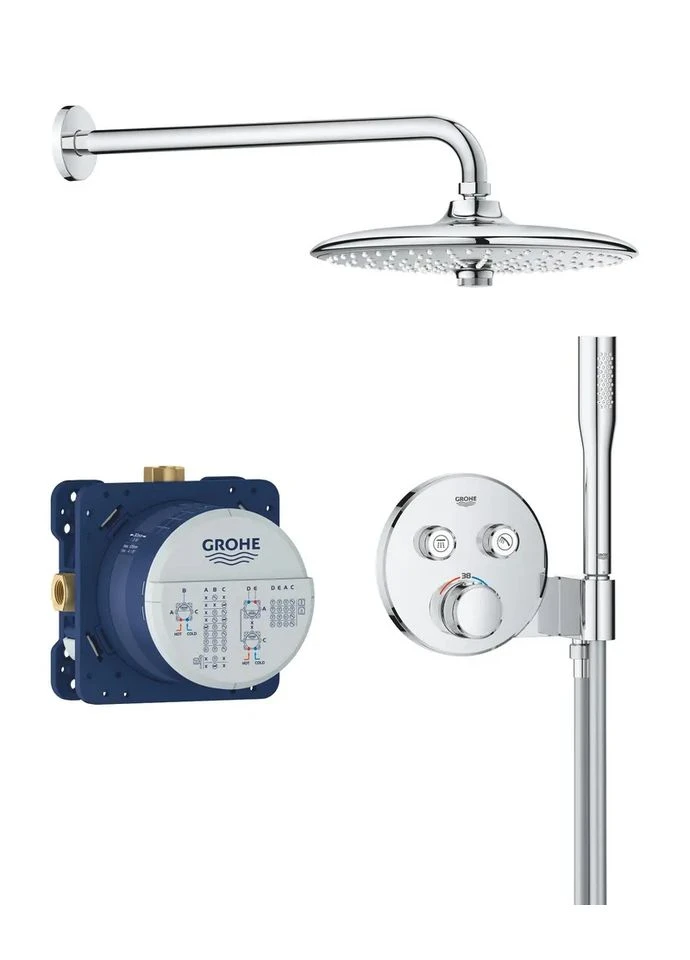 Прихована душова система з Euphoria 260 Grohtherm SmartControl (34867000) Grohe (388589681)
