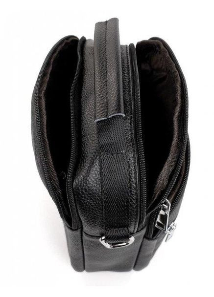 Мужская сумка-барсетка кожаная 22х24х8 / мессенджер на одно плечо для города и путешествий, No Brand (335039877)