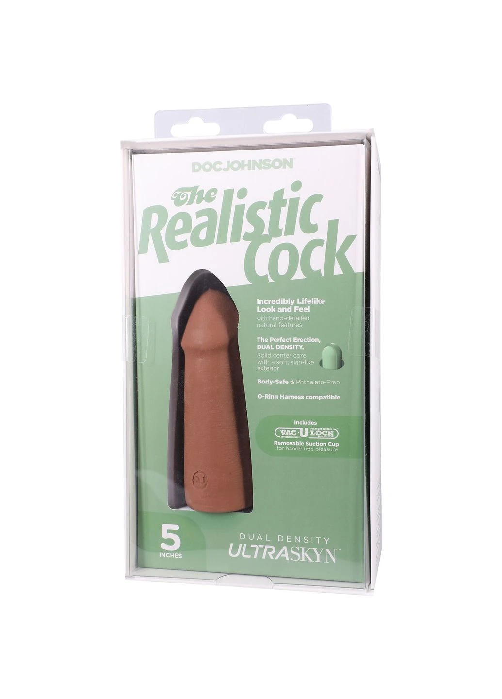 Фалоімітатор реалістичний на присосці The Realistic Cock ULTRASKYN - 5 Inch Caramel Doc Johnson (400887202)