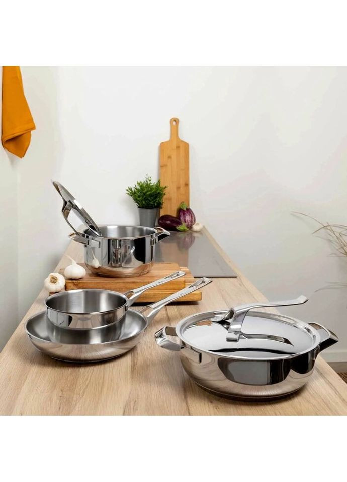 Каструля My Pot 160001028 28 см 13.5 л срібляста Barazzoni (335972711)