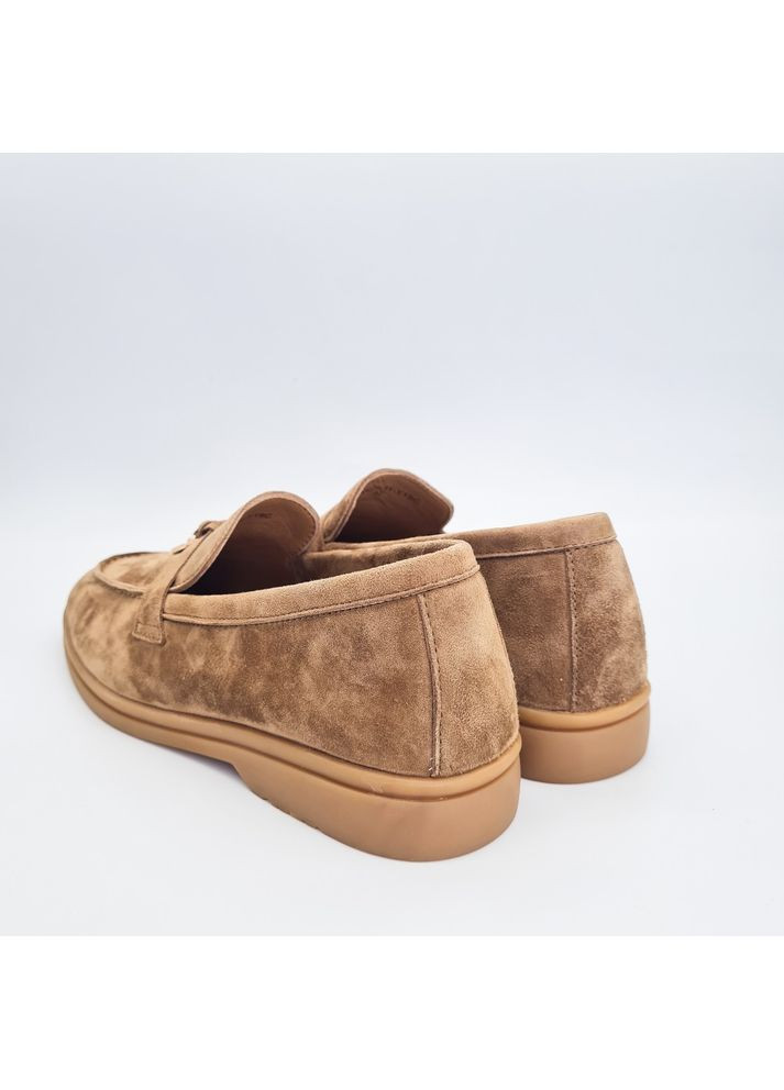 Danler Лоферы (р) Замша 0-1-1-AM-2027-11-Y-19C светло-коричневый з, украина — (351358502)