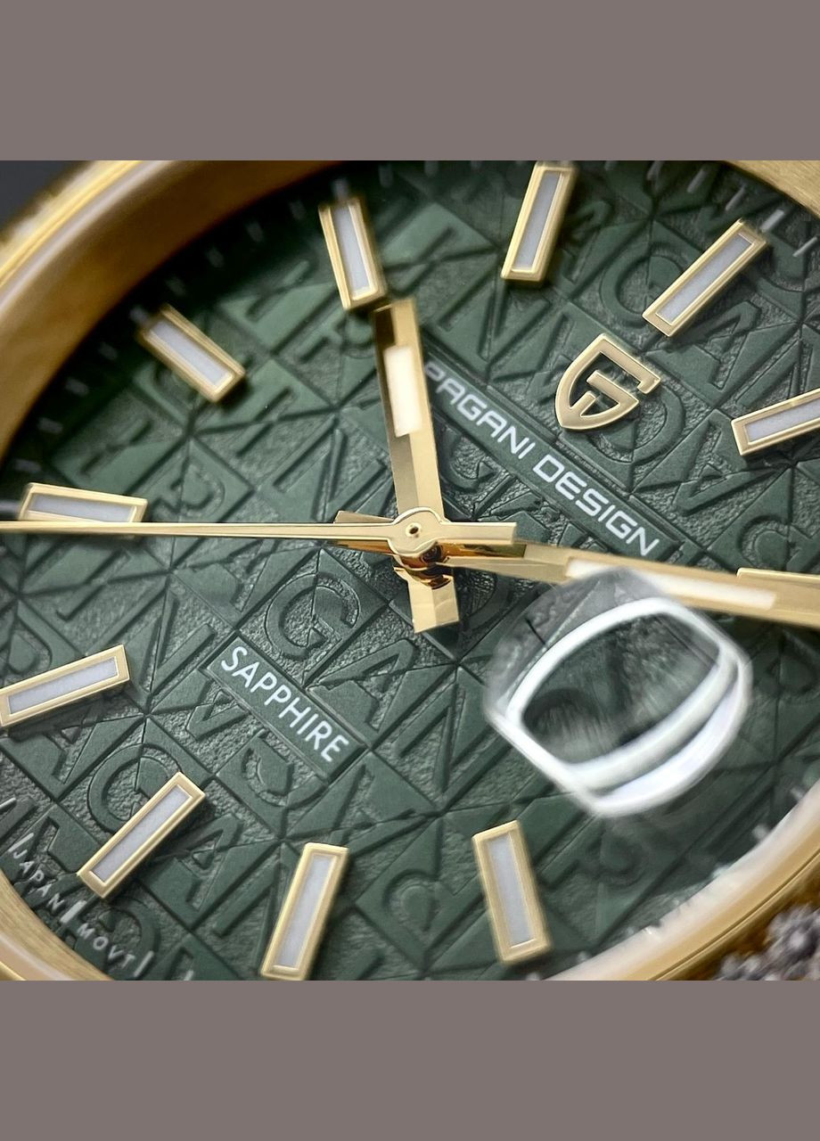 Годинник PD-1794M Silver-Gold-Green Pagani Design (342323270)