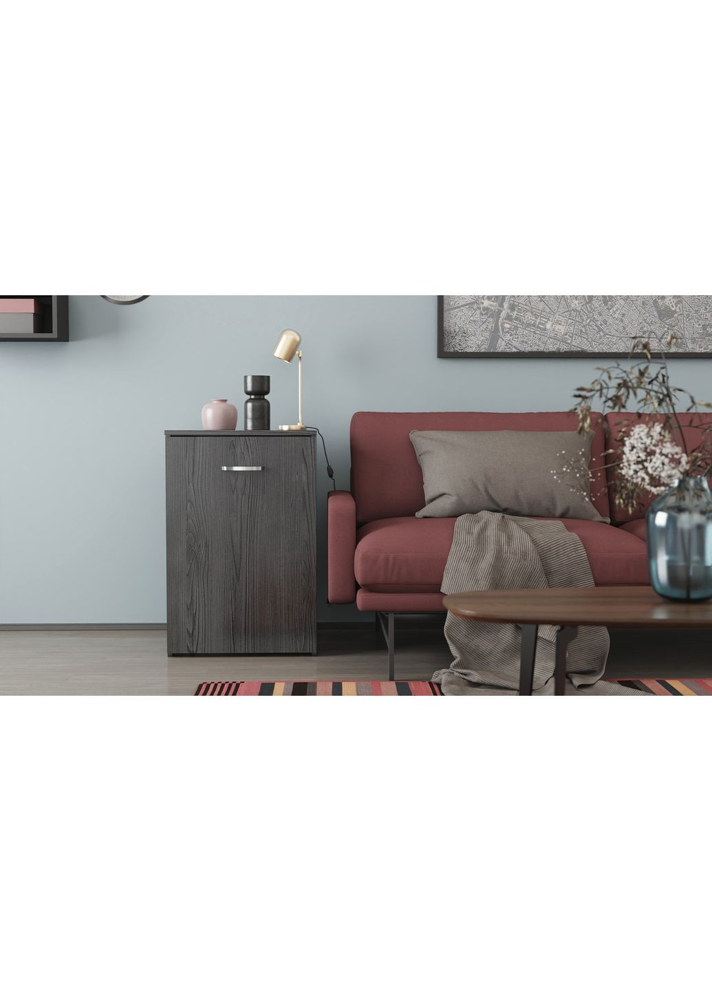 Стол-тумба трансформер Смарт 1/1 750x1450x500 ДСП Сосна Кембра 16 мм (FRD-105069) Ferrum-decor (365445117)