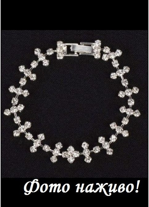 Вечерний браслет в стразах, 1645-1 Fashion Jewelry (356775588)