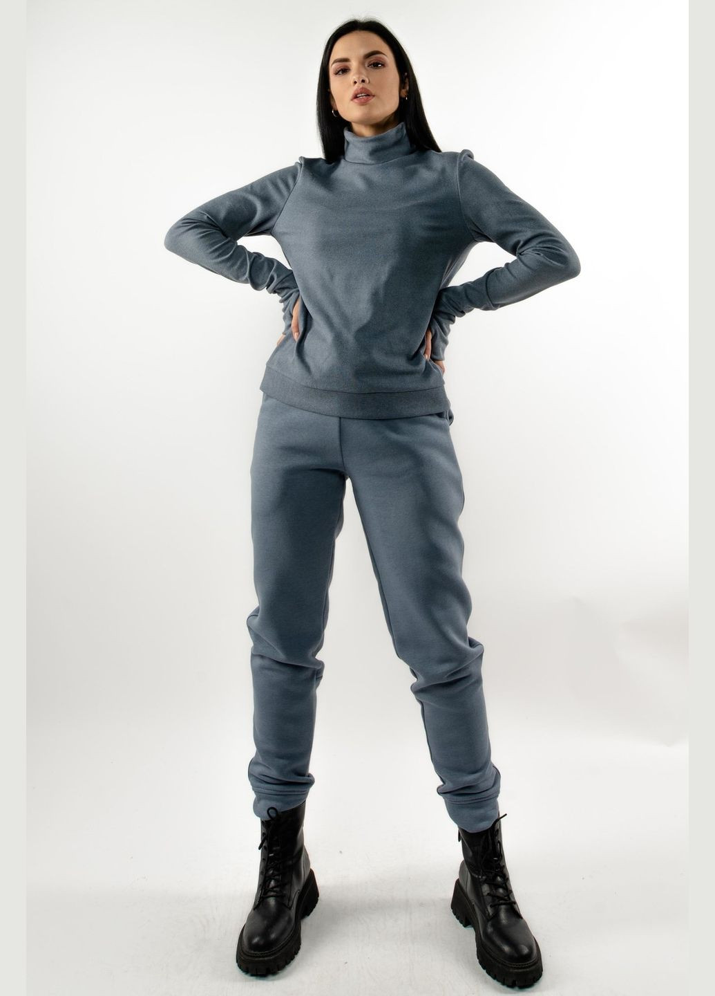 Серый зимний гольф полуприлегающего силуэта (оо 0121) RiMari