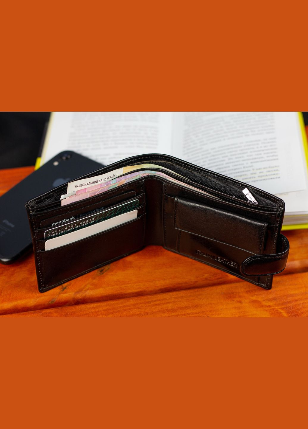 Мужское портмоне из натуральной кожи ST Leather В104 ST Leather Accessories (336552003)