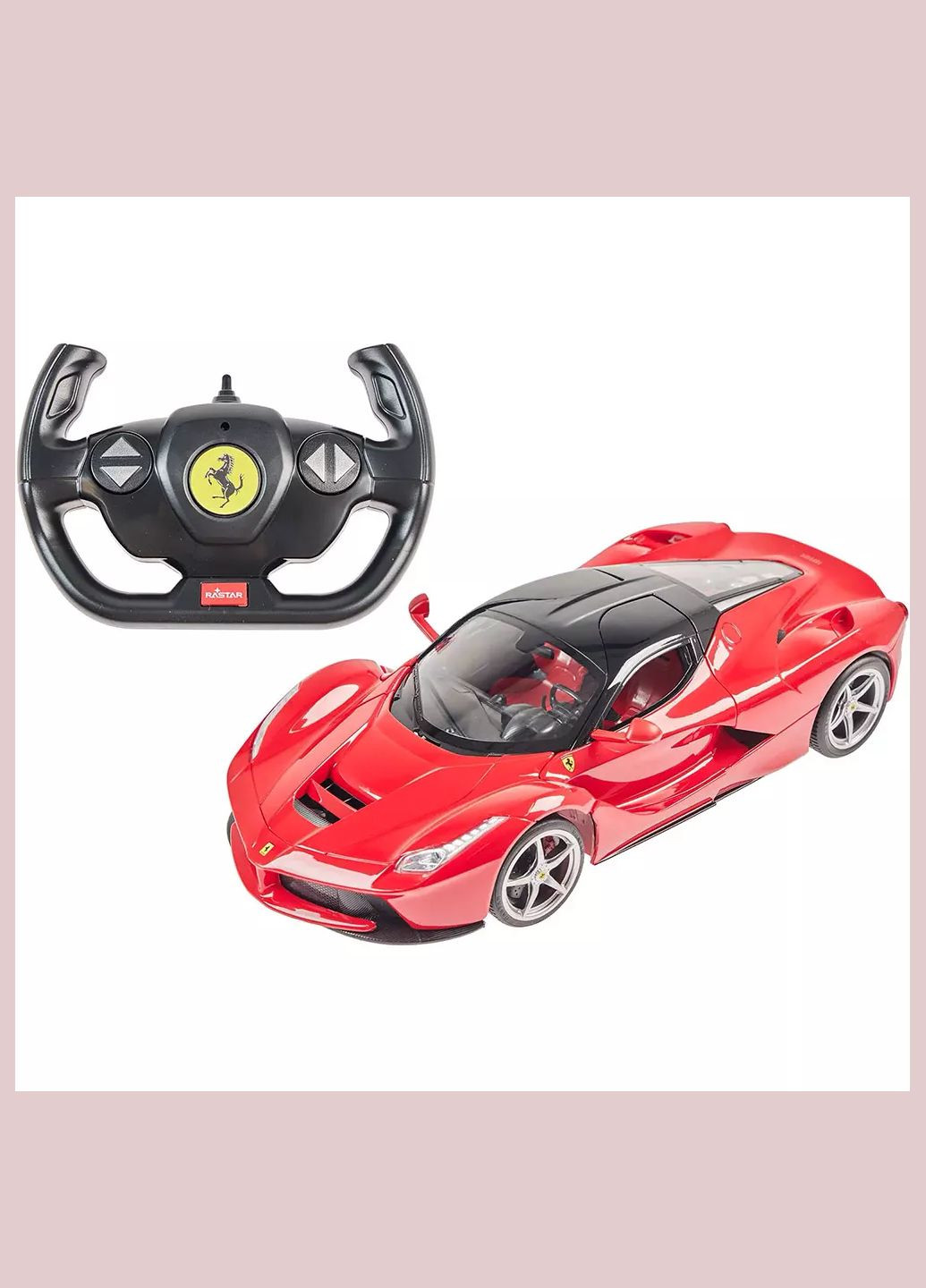 Автомодель Ferrari LaFerrari 1:14 на радиоуправлении красная (454.00.44) Rastar (330058651)
