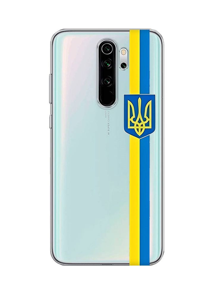 Прозорий чохол на Xiaomi Redmi Note 8 Pro:: Стрічка Україна (патріотичний принт 253) Creative (359483886)