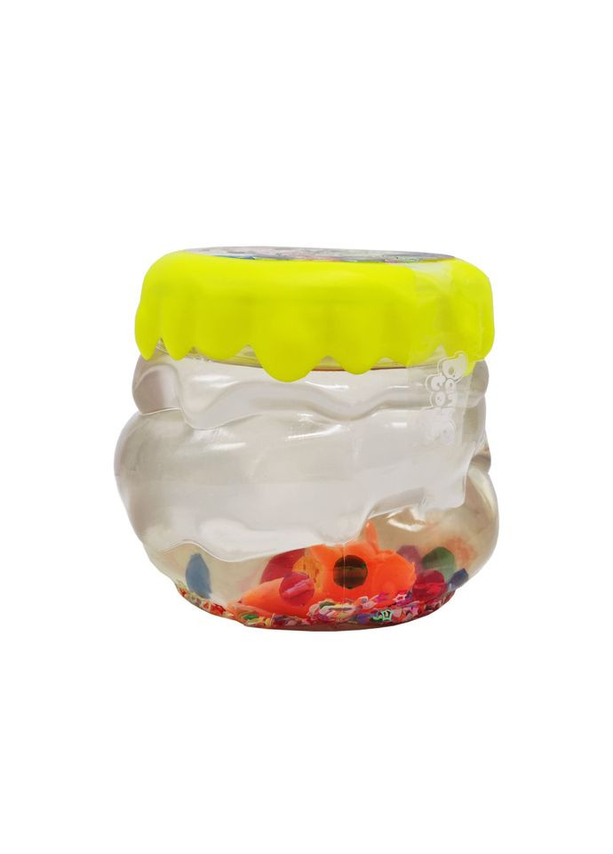 Вязкая масса, слайм "Crystal Slime" CS-01-01U с бусинками Желтый Danko Toys (302805874)