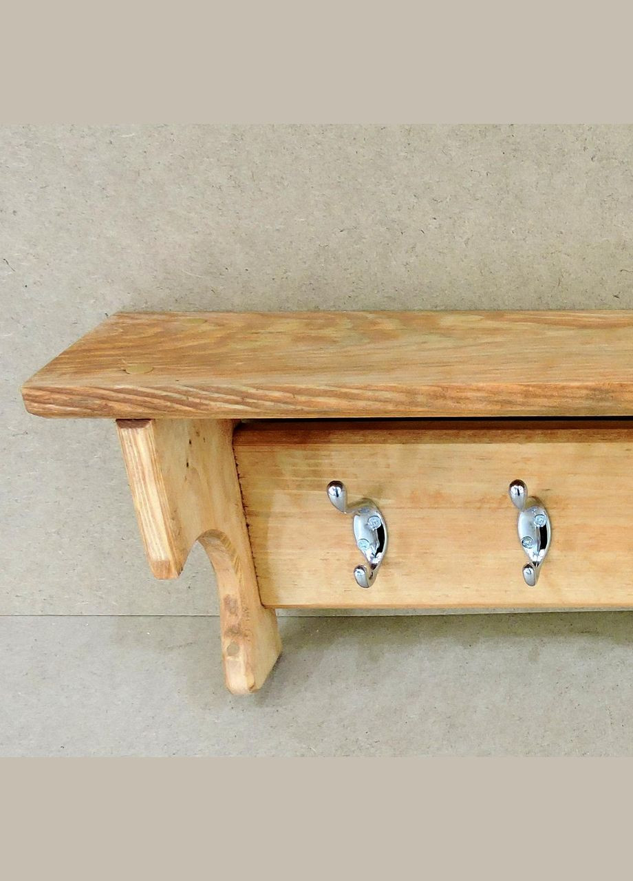 Вішалка для одягу з дерева Калгарі сієна (ВДО-000105) No Brand (327847592)