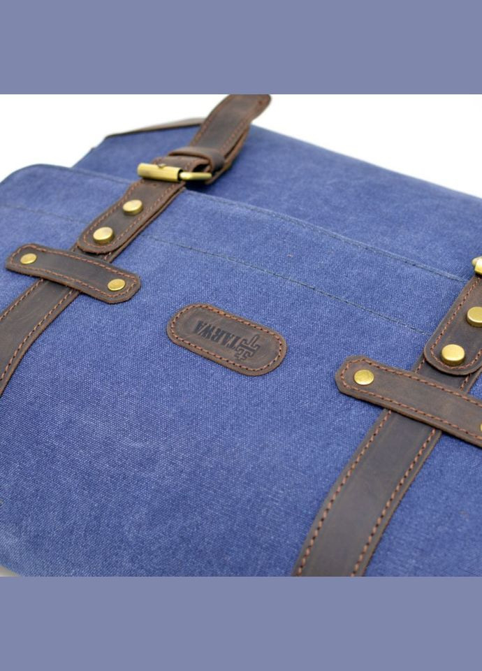 Сумка чоловіча через плече канвас + шкіра RK-3090-4lx TARWA (329151467)