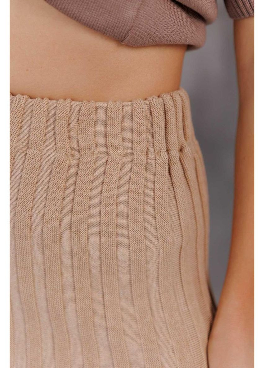В'язана спідниця пліссе міді Art Knit (365769382)