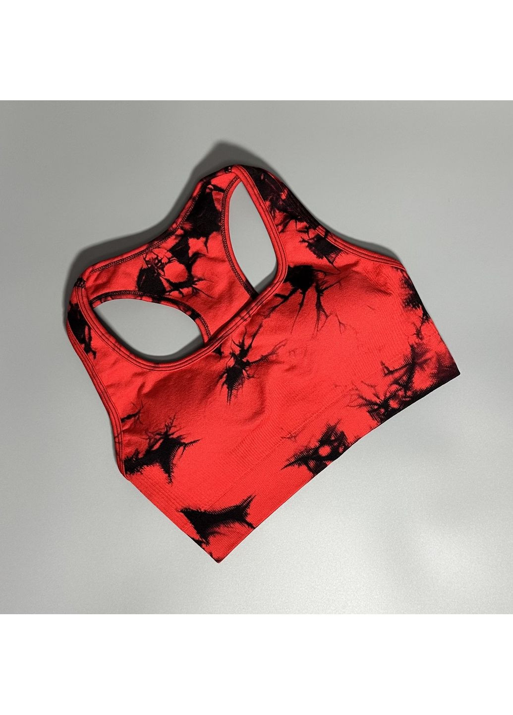 Костюм для фітнесу (спортивний комплект) тай-дай, шорти + топ No Brand (361220413)