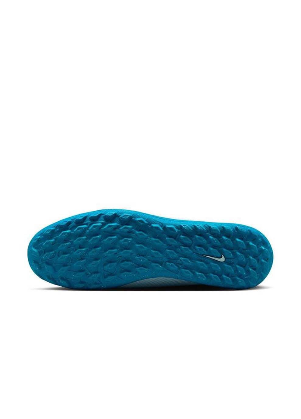 Голубые сороконожки vapor 16 club tf голубой Nike