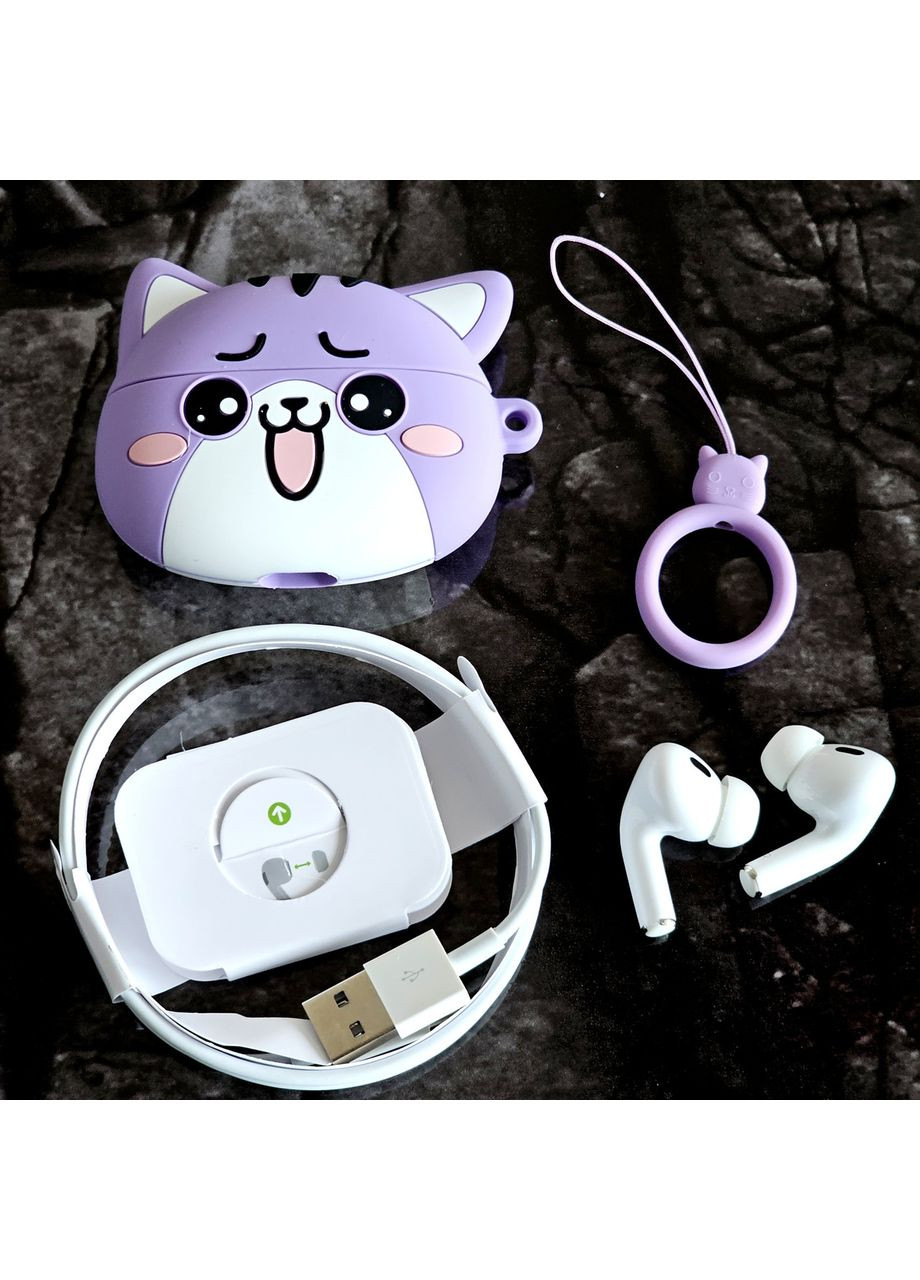 Бездротові Блютуз-навушники EW48 котик 300 мА·год 4 години Purple Hoco (353497686)