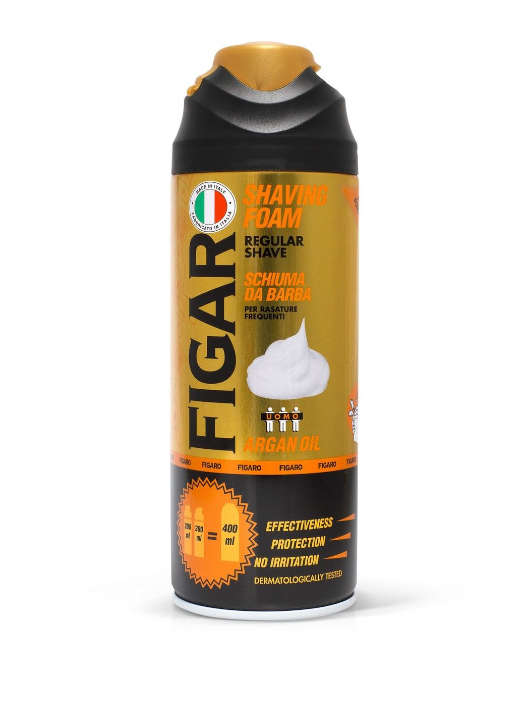 Пена для бритья Shaving Foam Argan с экстрактом аргана, 400 мл. Figaro (323225693)