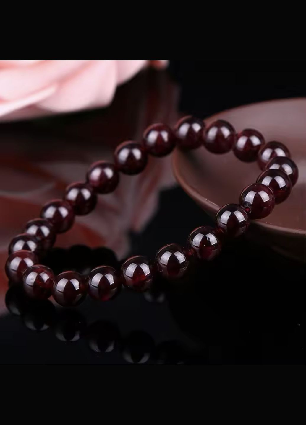 Браслет из натурального граната (80178) Hemst (311592017)