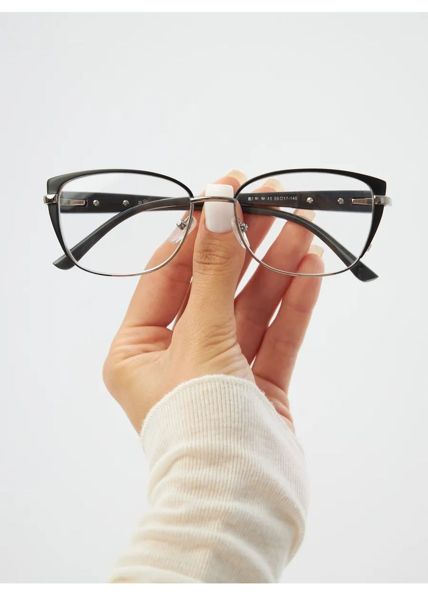 Классические женские очки для коррекции зрения +4.00 с защитой BlueBlocker Gvest (369623891)