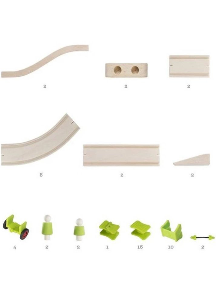 Дерев'яна дорога Block Science Мости світу 55 деталей (G2100R) Guidecraft (323104154)