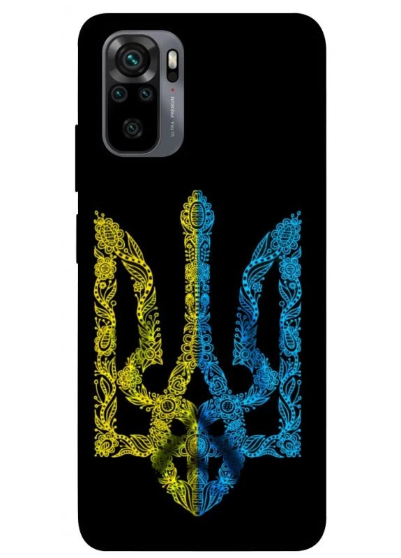 Чохол з принтом для Xiaomi Redmi Note 10 Note 10s для Сяомі ксіомі редмі ноте 10 ноте 10с Жовтоблакитний герб No Brand (338612715)