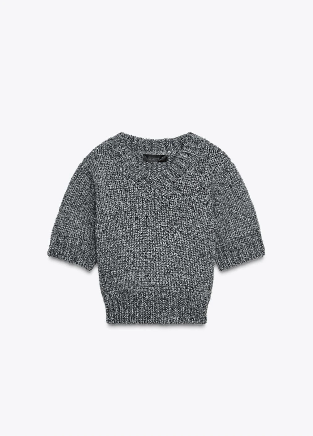 Сірий демісезонний светр Zara