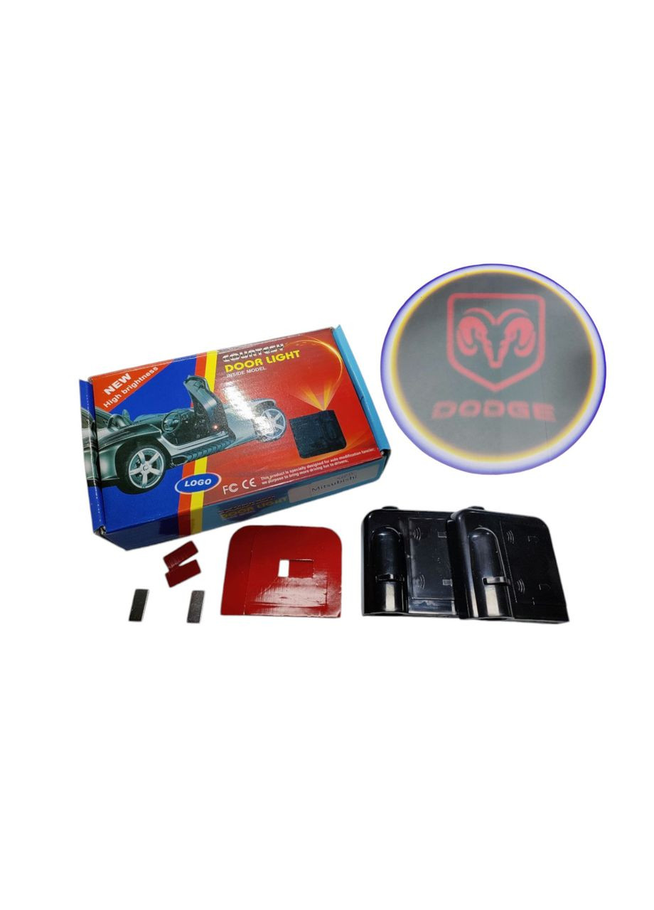 Лазерне підсвічування на дверях автомобіля з логотипом Dodge (330255161)