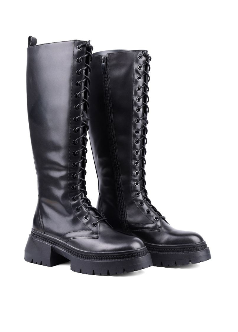 Жіночі Чоботи 2391-1503 Чорний Шкіра MIRATON (368527888)