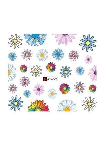 Слайдер-дизайн водные наклейки для ногтей, A1652 No Brand (296664328)