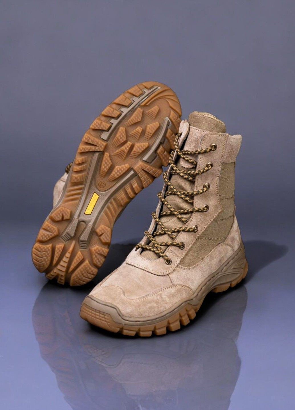 Берці Чоловічі Демісезонні Тактичні. 36-49р Койот. Міцні та зручні! DSDM-1007 No Brand (301148459)